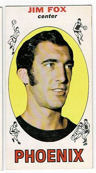 1969 Topps Basketball #88 Jim Fox - Phoenix Suns